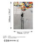 Wallity UV-730 Multicolor 70 x 100 cm